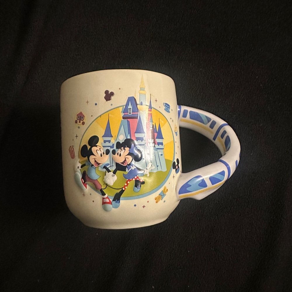 Disney Monorail Mug Mickey and Minnie Best Day Ever Walt Disney World NEW
